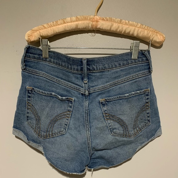 distressed jean shorts - Picture 2 of 3